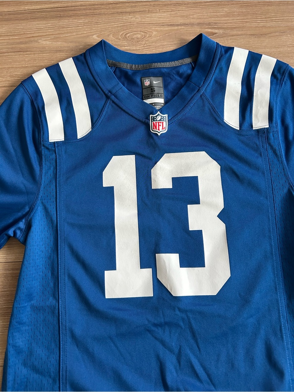 NFL Nike Blue and White #13 Ty Hilton Football Jersey